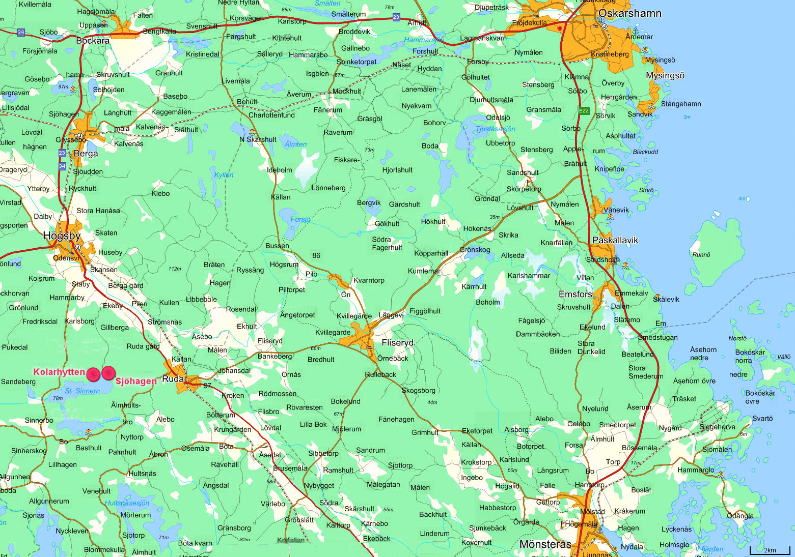 Välkommen till Sinnernsjöarnas stugor och torp